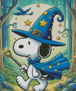 Wizard Snoopy Diamond Paintings