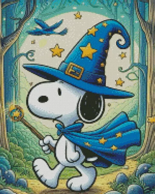 Wizard Snoopy Diamond Paintings