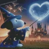 Wizard Snoopy Diamond Paintings