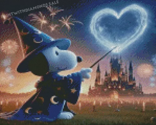 Wizard Snoopy Diamond Paintings