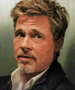 Wolfs Brad Pitt Diamond Painting