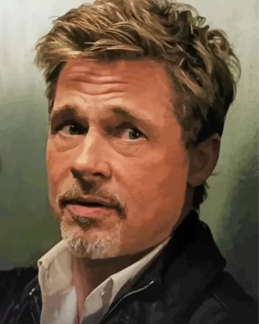 Wolfs Brad Pitt Diamond Painting