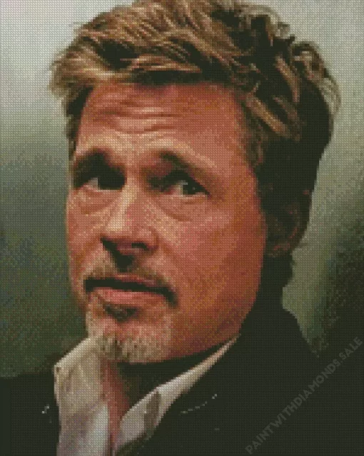 Wolfs Brad Pitt Diamond Painting