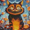 Halloween Wonderland Cat Diamond Painting Halloween Wonderland Cat Diamond Paintings