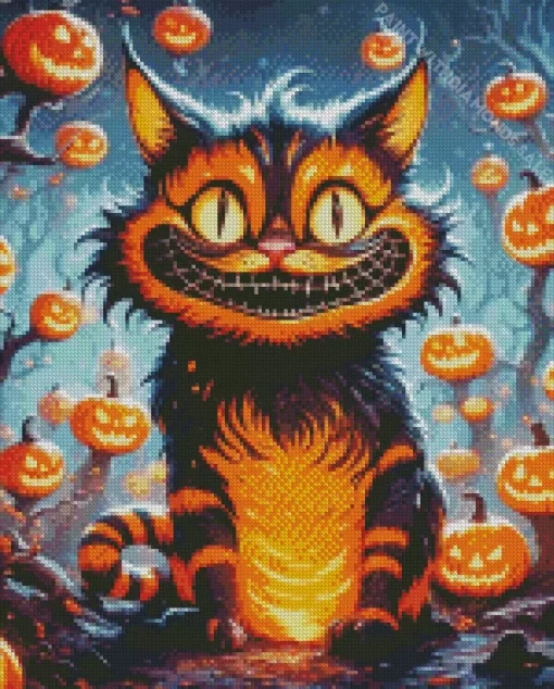 Halloween Wonderland Cat Diamond Painting Halloween Wonderland Cat Diamond Paintings