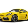 Yellow Porsche Car Diamond Painting