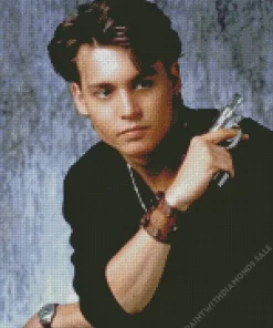 Young Johnny Depp Actor Diamond Painting