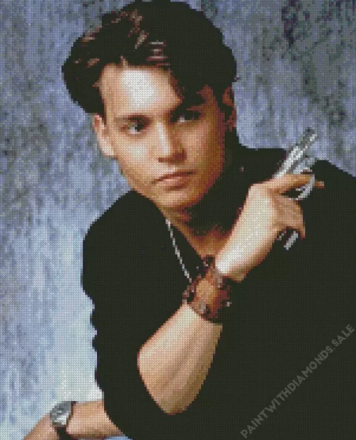 Young Johnny Depp Actor Diamond Painting