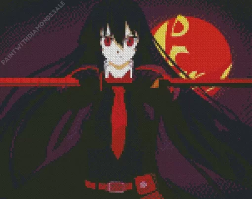 Akame Anime Character Diamond Paints