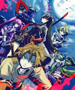 Akame Ga Kill Anime Diamond By Numbers