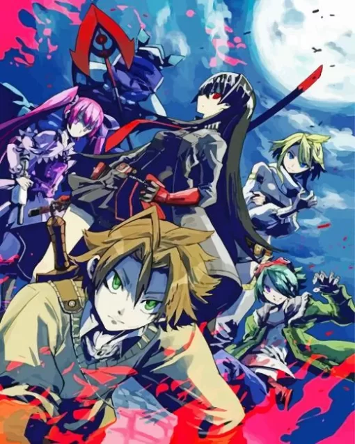 Akame Ga Kill Anime Diamond By Numbers