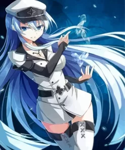 Akame Ga Kill Esdeath Diamond By Numbers