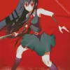 Akame Ga Kill Kurome Character Diamond Paints