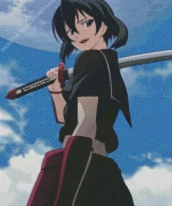 Akame Ga Kill Kurome Diamond Paints