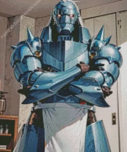 Alphonse Elric Diamond With Numbers