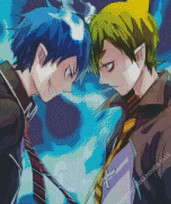 Amaimon And Rin Blue Exorcist Diamond Paints