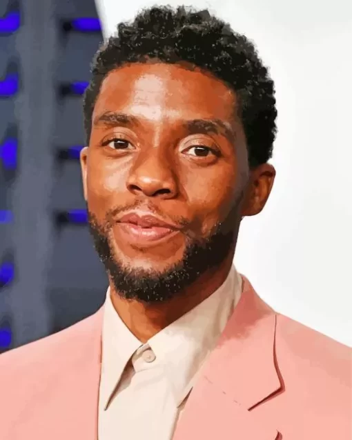 American Actor Chadwick Boseman Diamond Painting