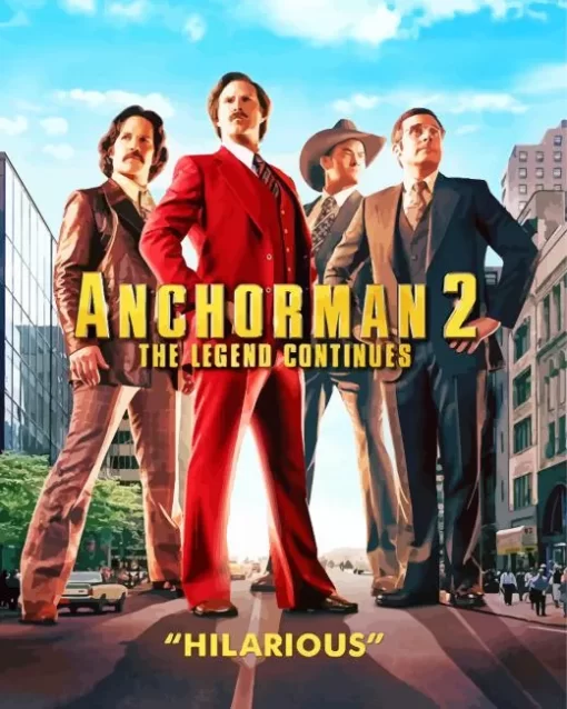 Anchorman 2 The Legend Continues Harrison Ford Diamond Painting