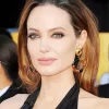 Angelina Jolie Wearing Black Diamond Painting