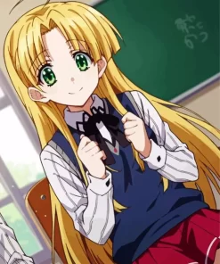 Asia Argento High School DxD Anime Diamond By Numbers