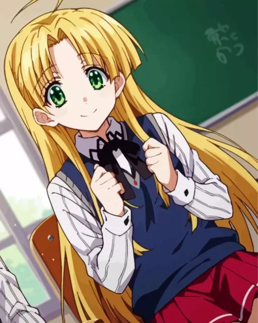 Asia Argento High School DxD Anime Diamond By Numbers