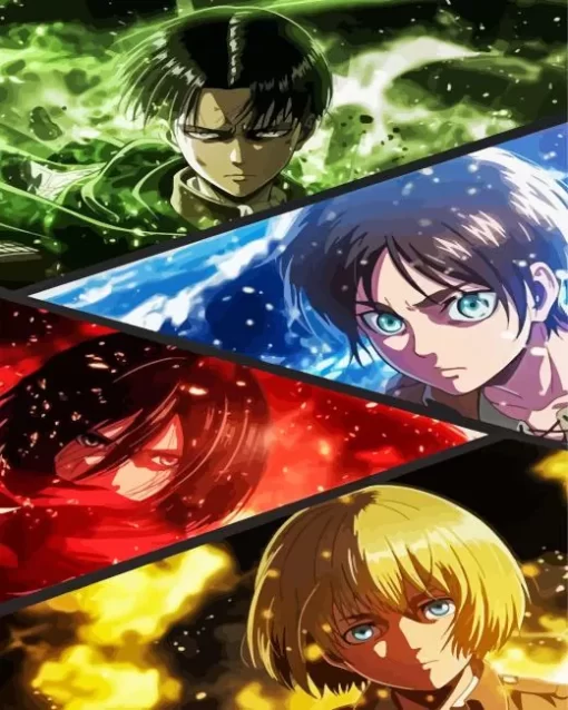 Attack On Titan Diamond Paints