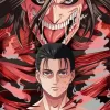 Attack On Titan Eren Diamond Paints