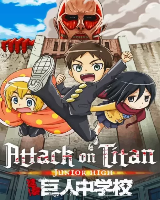 Attack On Titan Junior High Diamond Paints