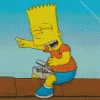 Bart Simpson Laughing Diamond Painting