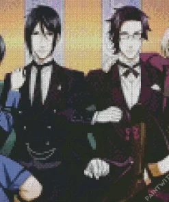 Black Butler Anime Characters Diamond Paintings