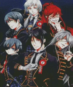 Black Butler Characters Diamond Paintings