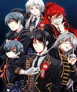 Black Butler Characters Diamond With Numbers