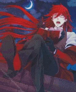 Black Butler Grell Sutcliff Diamond Paintings