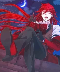 Black Butler Grell Sutcliff Diamond With Numbers