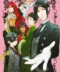 Black Butler Manga Serie Characters Diamond With Numbers