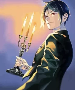 Black Butler sebastian michaelis Diamond With Numbers