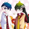 Blue Exorcist Amaimon And Rin Diamond Dotz