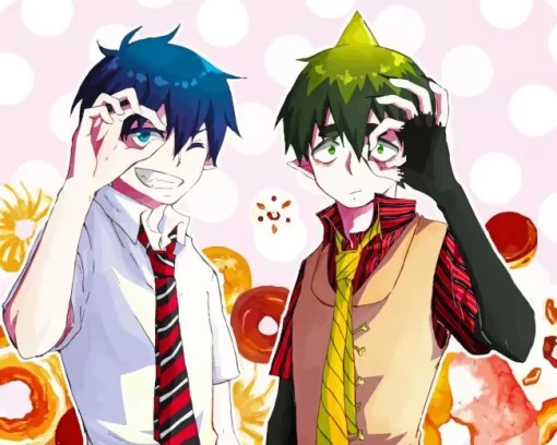 Blue Exorcist Amaimon And Rin Diamond Dotz