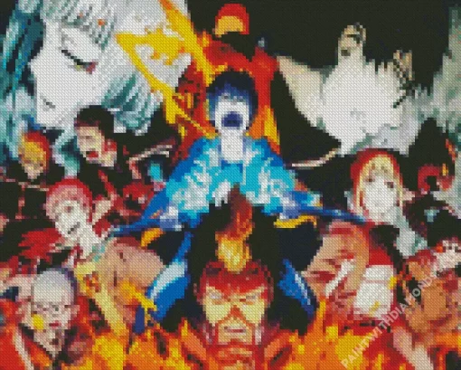 Blue Exorcist Anime Poster Diamond Dotz