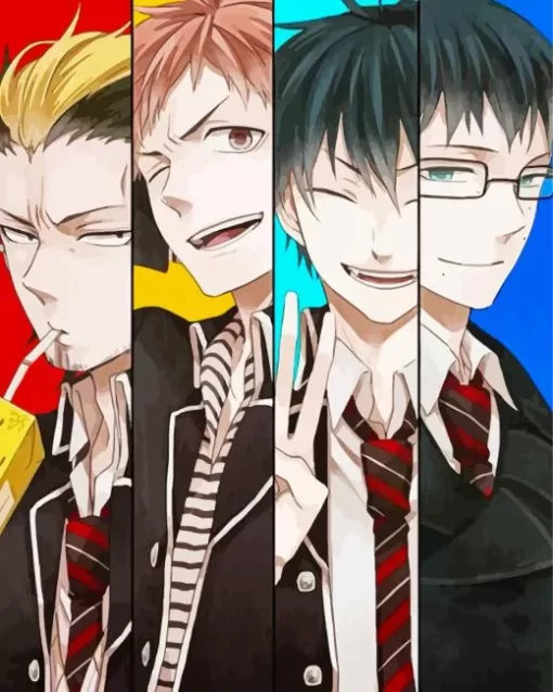 Blue Exorcist Characters Diamond Paintings