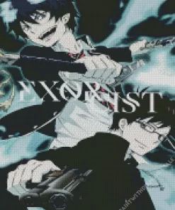 Blue Exorcist Manga Serie Poster Diamond Paints