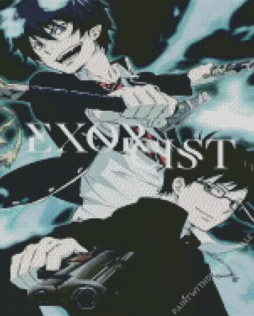 Blue Exorcist Manga Serie Poster Diamond Paints