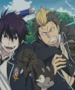 Blue Exorcist Rin And Suguro Diamond Paints