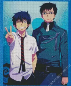 Blue Exorcist Rin Okumura And Yukio Okumura Diamond Dotz