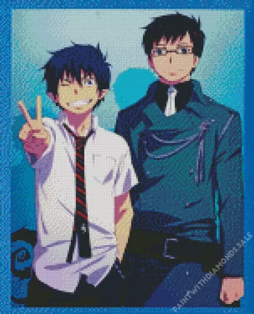 Blue Exorcist Rin Okumura And Yukio Okumura Diamond Dotz