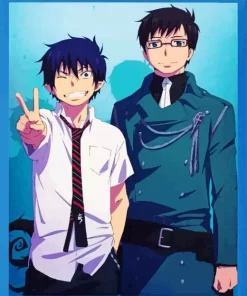 Blue Exorcist Rin Okumura And Yukio Okumura Diamond Paintings