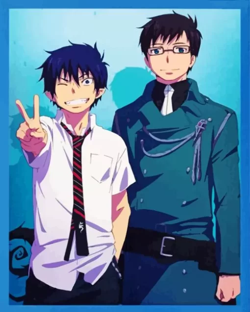 Blue Exorcist Rin Okumura And Yukio Okumura Diamond Paintings