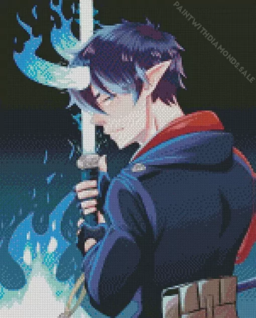 Blue Exorcist Rin Okumura Diamond Dotz