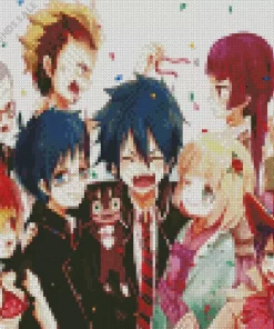 Blue exorcist manga characters Diamond Paints