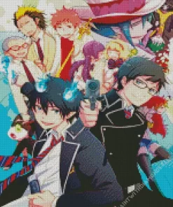 Blue exorcist manga serie Diamond Paints